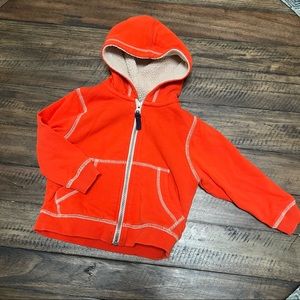 Hanna Andersson | Fleece zip up sweatshirt hoodie